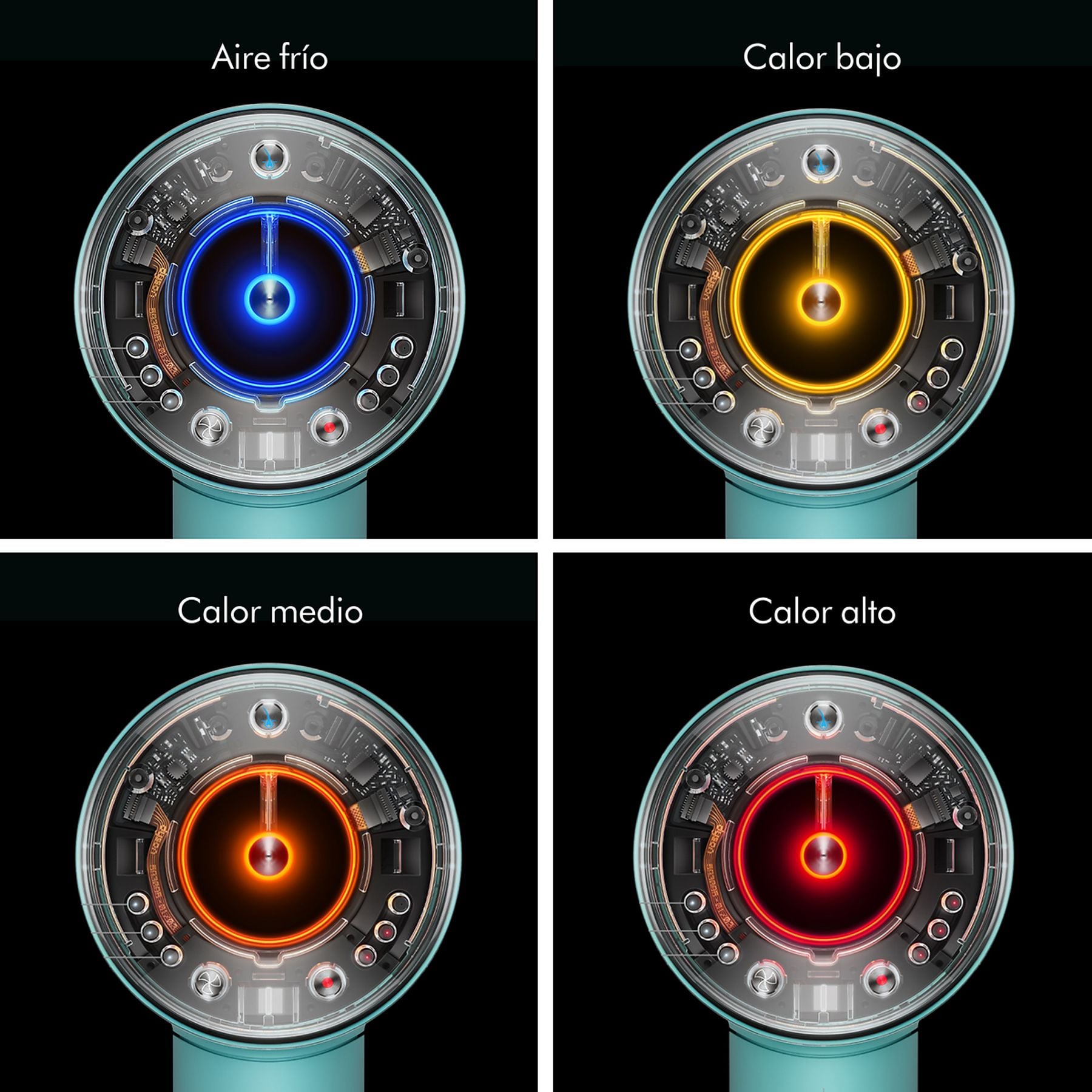 DYSON 515276-01 SUPERSONIC NURAL Haartrockner Ceramic Patina / Topaz (1600 Watt) DYSON