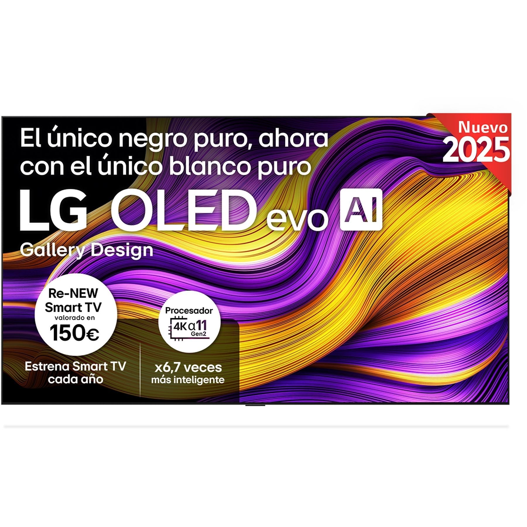 LG OLED evo AI G5 OLED97G54LW Fernseher (Flat, 97 Zoll / 2,46 cm, UHD 4K, SMART TV) LG