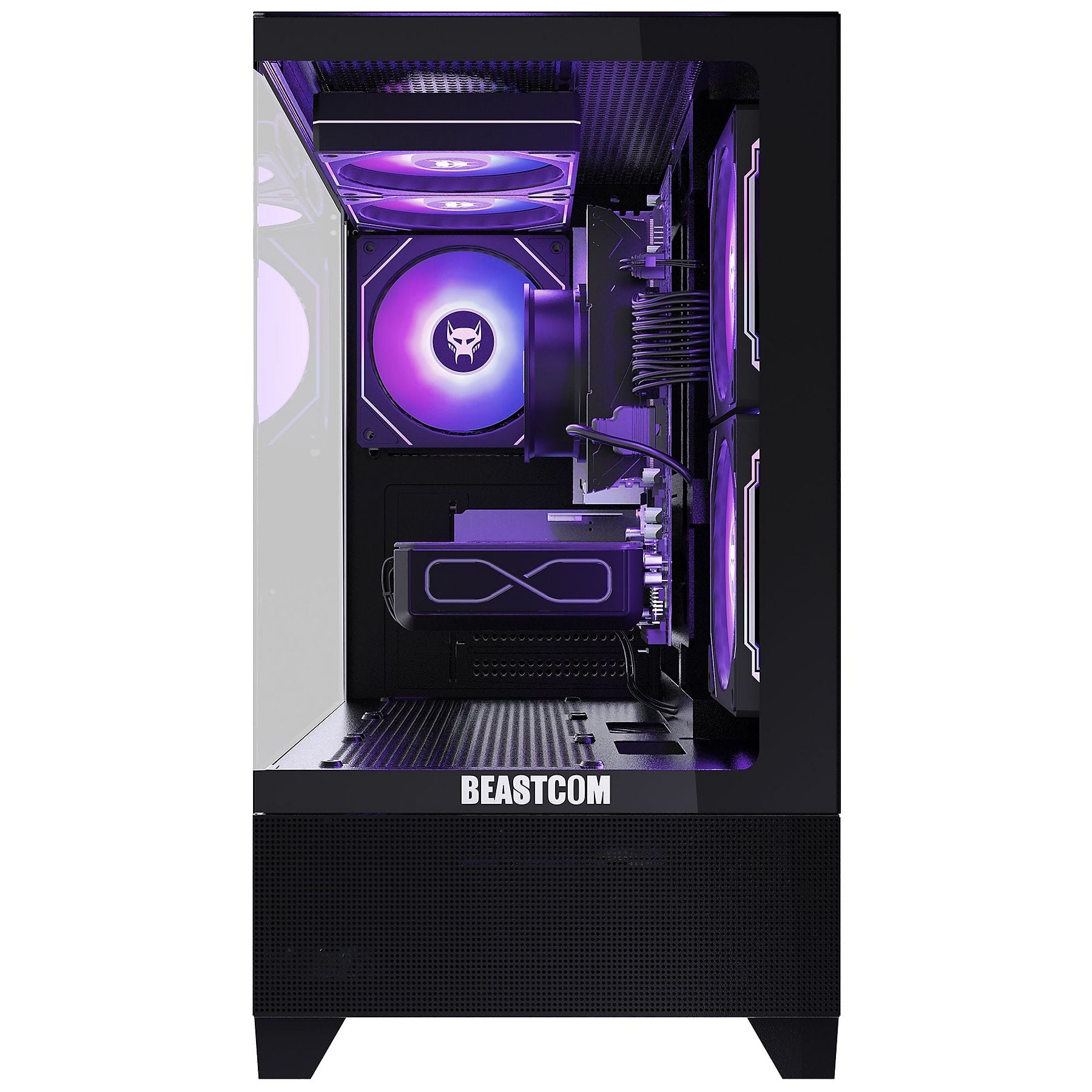 BEASTCOM Q5 | Pro Gaming, Gaming-PC mit AMD Ryzen™ 5, 16 GB RAM, 1 TB SSD, NVIDIA, NVidia GeForce RTX™ 3050, Windows 11 Home BEASTCOM