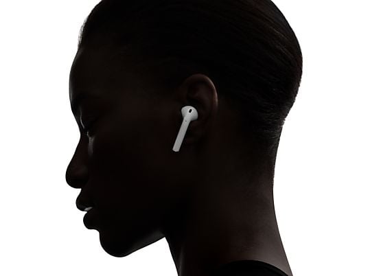APPLE AIRPODS MIT CHARGING CASE MV7N2ZM/A, In-ear Kopfhörer Bluetooth Weiß APPLE