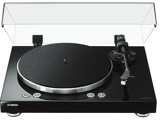 YAMAHA MusicCast Vinyl 500 Plattenspieler Hochglanz lackiert Schwarz YAMAHA