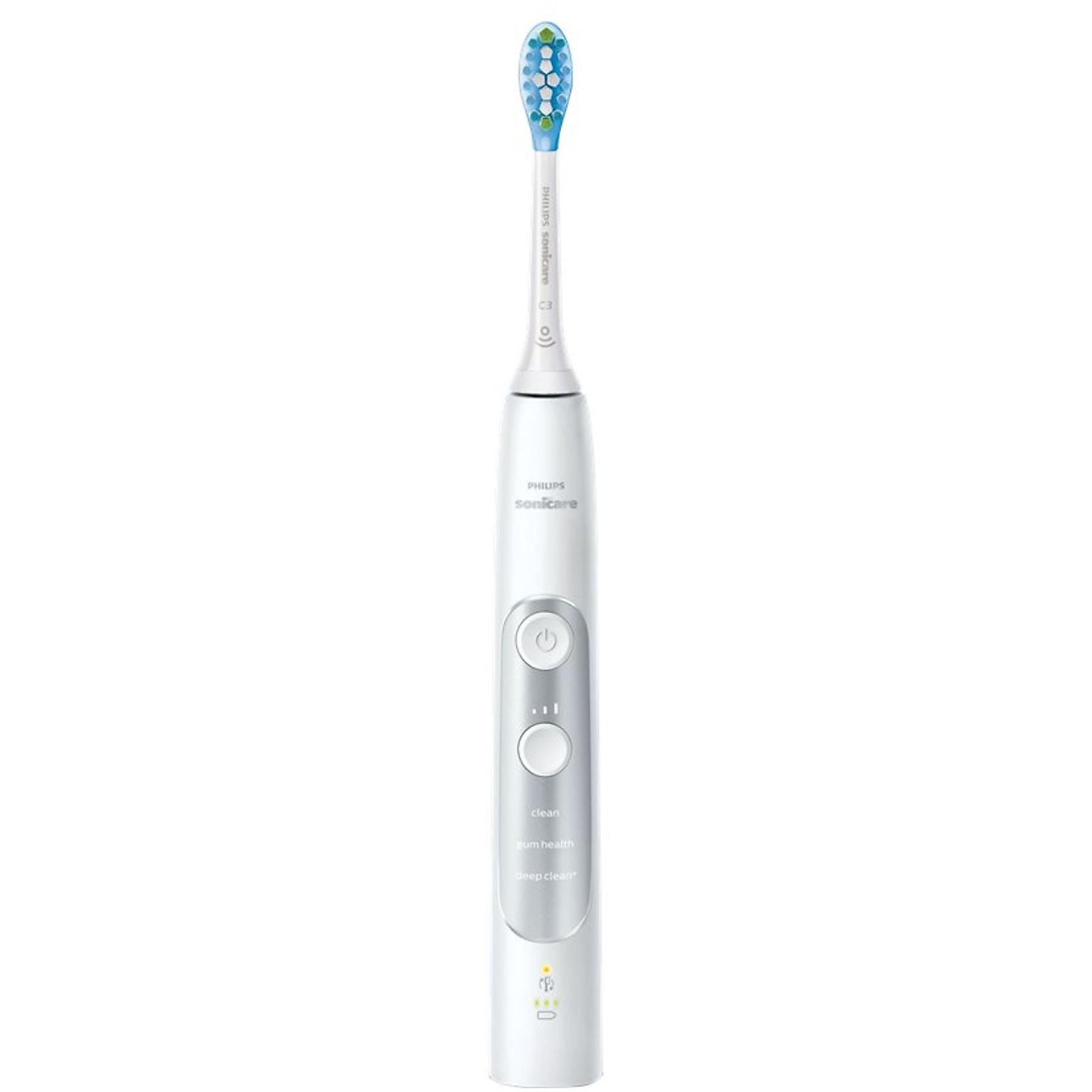 PHILIPS Sonicare HX9611/19 ExpertClean 7300 Elektrische Zahnbürste Weiß/Silber, Reinigungstechnologie: Schalltechnologie PHILIPS